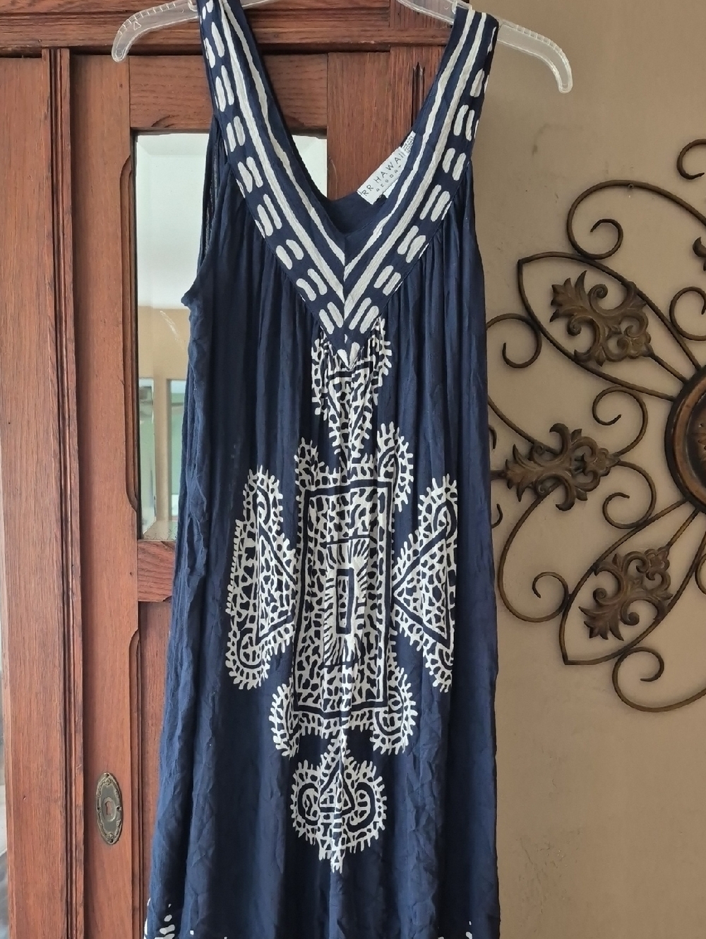 Boho Embroidered Coverup Dress